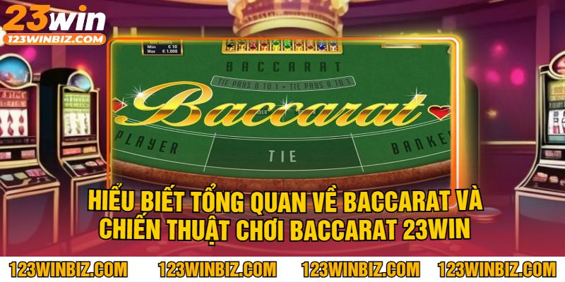 Hiểu biết tổng quan về baccarat và chiến thuật chơi baccarat 23WIN