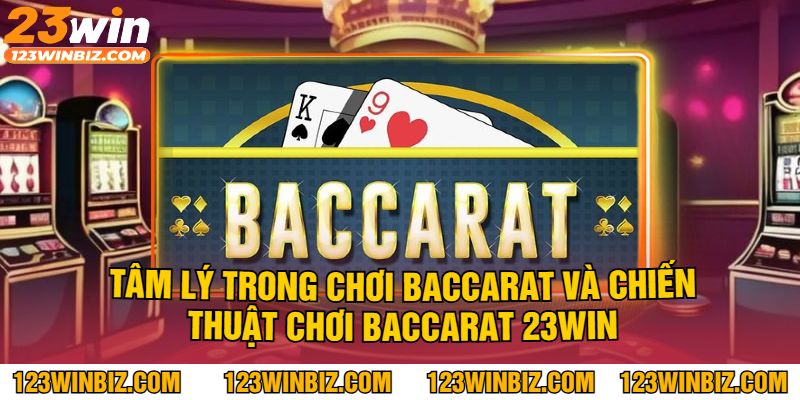 Tâm lý trong chơi baccarat và chiến thuật chơi baccarat 23Win