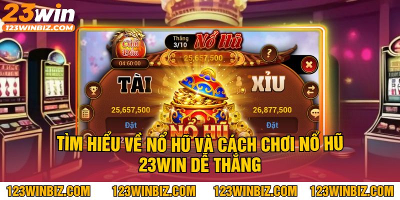 Tìm hiểu về nổ hũ và cách chơi nổ hũ 23Win dễ thắng